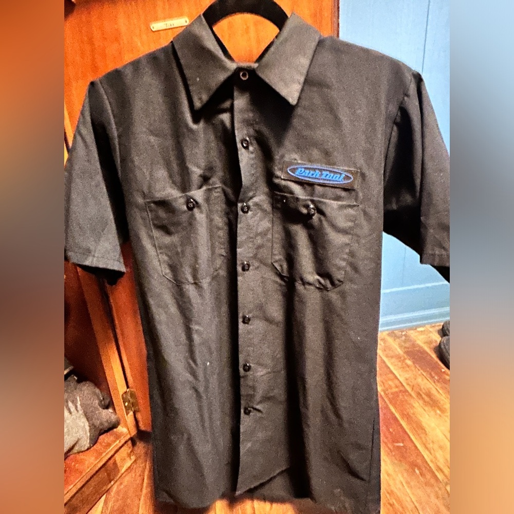 Black stylish work shirt